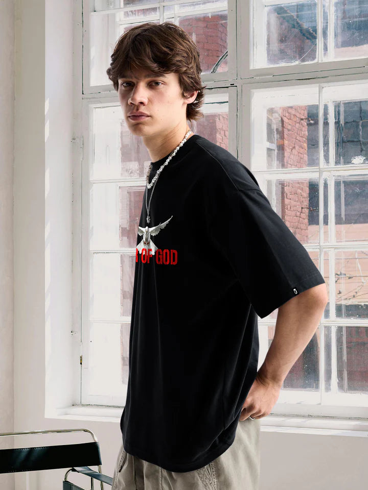 Fear Of God Men Graphic Printed Oversized T-Shirt