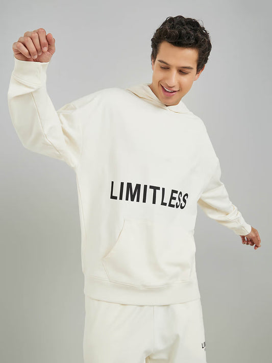 Styli Men Cream Cotton Co-ords Set