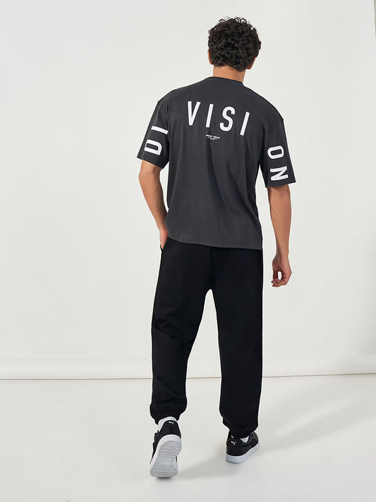 Styli Grey Typography Co-Ord Set