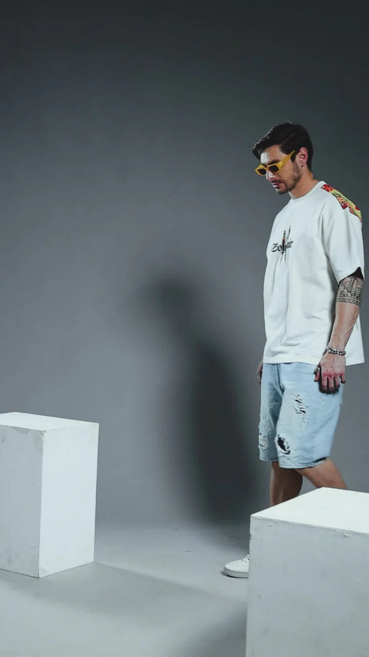 Souvenir Puff Printed Men Oversized Terry T-shirt