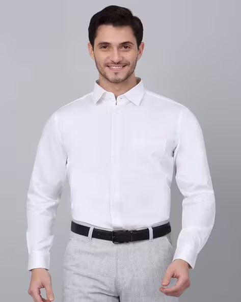 Slim Fit Shirt with Patch Pocket