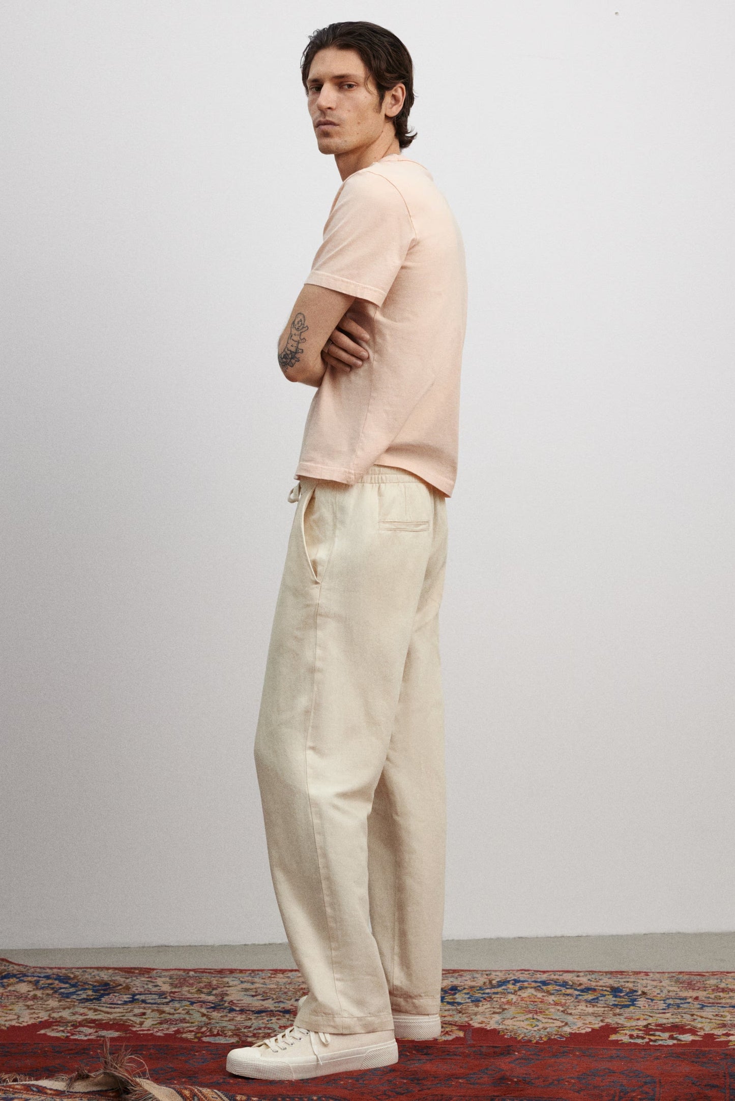 PACK OF 2 Linen Pants | Effortless Neutrals, All-Day Comfort (Beige & Brown)