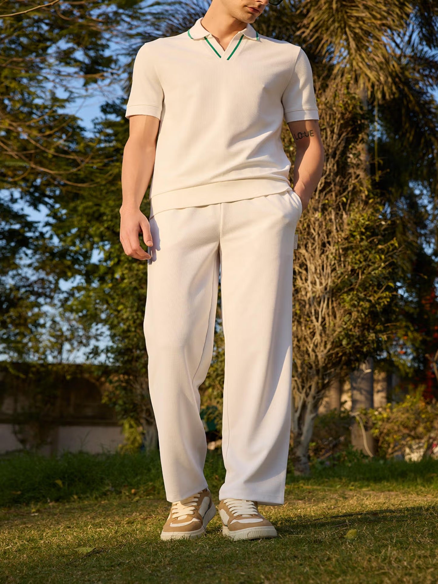 Muvazo Bogey Stripe Co-ord Set