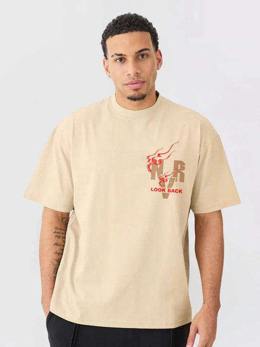 Dominate Men Graphic Printed Oversized T-Shirt