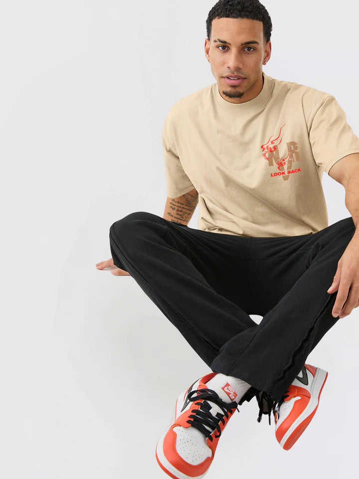 Dominate Men Graphic Printed Oversized T-Shirt