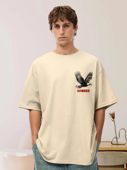 Visionary Men Graphic Printed Oversized T-Shirt Regular price