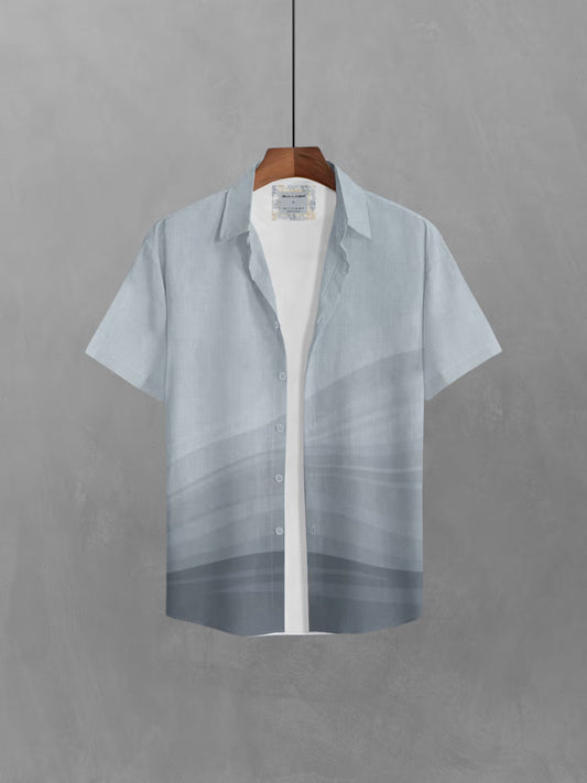 BULLMER Mens Blue Trendy Shirt & Pant Co-ord Set